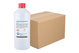 Azijnzuur 80% 12x 1 liter, Doos