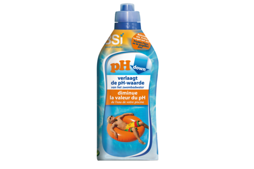 Bsi vloeibare ph verlager voor zwembad 1 liter