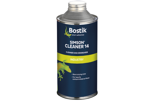 Bostik cleaner 14 1 liter, transparant, fles