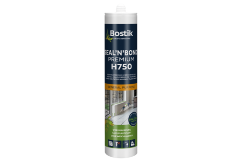 Bostik premium aware seal 'n' bond h750 290 ml, wit