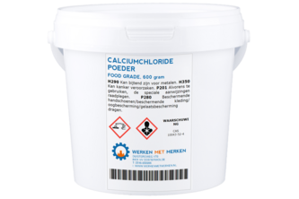 Calciumchloride Poeder Food Grade 500 gram, Emmer