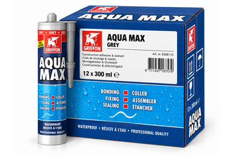 Griffon AquaMax 12 stuks, 425 GR, Grijs, Koker