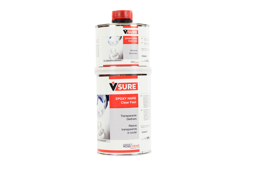 Vosschemie benelux epoxy hars clear fast set a+b 1 kg