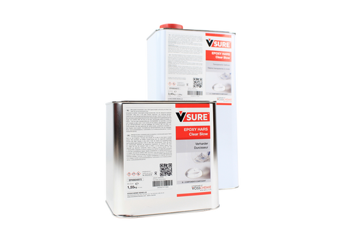 Vosschemie benelux epoxy hars clear slow set a+b 5 kg