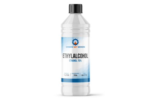 Ethylalcohol 70% 1 liter, fles