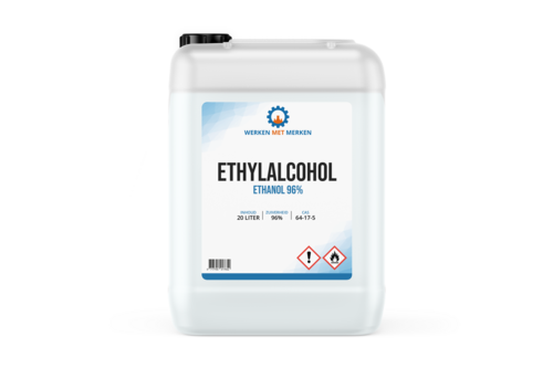 Ethylalcohol 96% 20 liter, can
