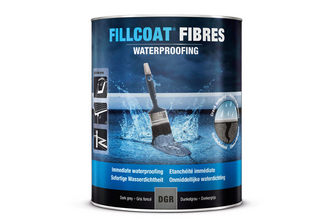 Mathys Fillcoat Vezels Waterproofing 5 liter, Lichtgrijs - RAL 7035, Blik