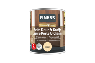 Finess Beits Deur & Kozijn Beits UV transparant zijdeglans 2,5 liter, Kleurloos