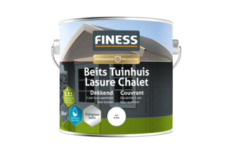 Finess Tuinbeits tuinhuis dekkend zijdeglans 2,5 liter, Licht Grijs