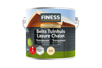 Finess Tuinbeits tuinhuis transparant zijdeglans 2,5 liter, Kleurloos