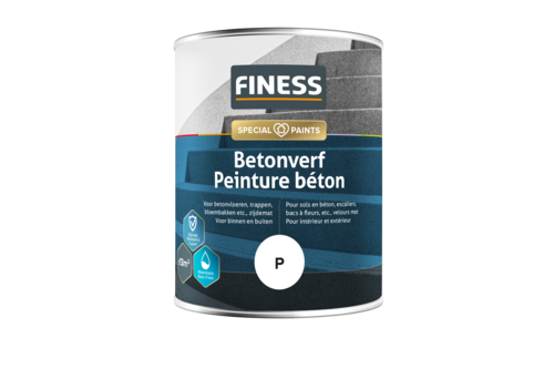 Finess betonverf 2,5 liter, grijs