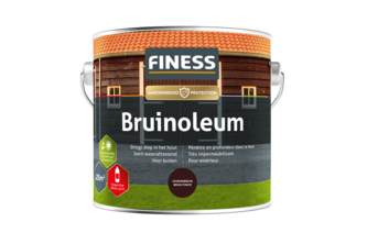 Finess Bruinoleum 2,5 liter, Donkerbruin