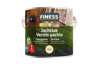 Finess Jachtlak hoogglans 2,5 liter, Kleurloos