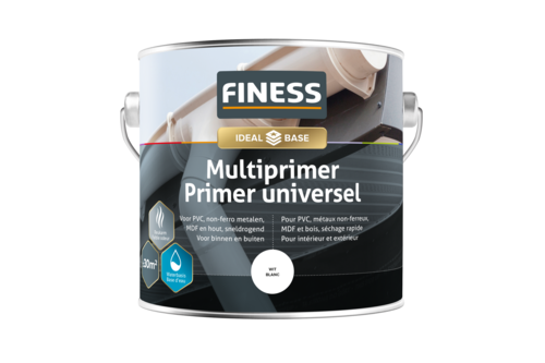 Finess multiprimer 2,5 liter, wit