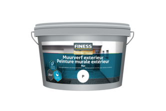 Finess Muurverf mat exterieur 2,5 liter, Op kleur gemengd