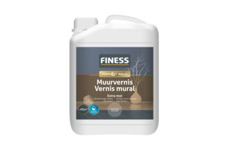 Finess Muurvernis Extra Mat 2,5 liter, Kleurloos