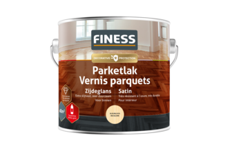 Finess Parketlak zijdeglans 2,5 liter, Kleurloos