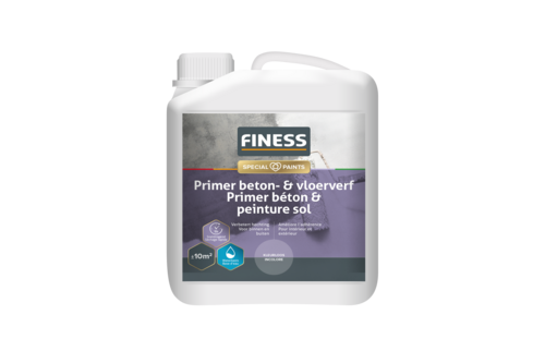 Finess primer beton- en vloerverf 1 liter, kleurloos