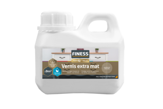 Finess Vernis extra mat 500 ML, Kleurloos