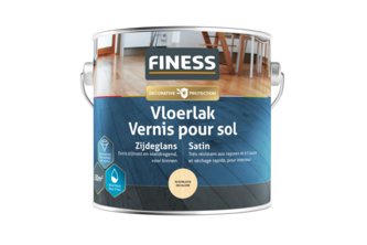 Finess Vloerlak zijdeglans 2,5 liter, Kleurloos