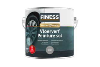 Finess Vloerverf 2,5 liter, Zinkgrijs