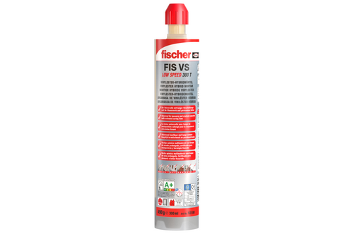 Fischer injectiemortel fis vs 300 t 10 kokers fis vs 300 t, 20 x fis mr plus mengtuiten