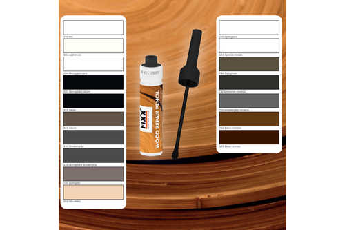 Fixx furniture repair wood repair pencil 12 ml, zwart, stift