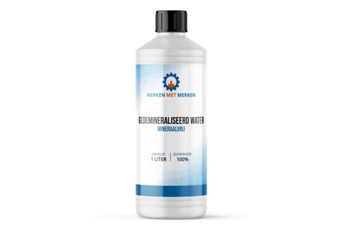 Gedemineraliseerd water 1 liter, fles
