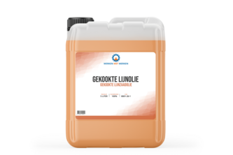 Gekookte lijnolie 5 liter, Can