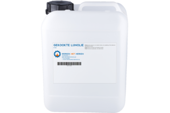 Gekookte lijnolie 5 liter, Can