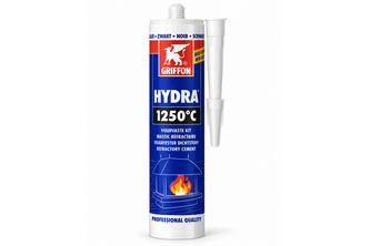 Griffon Hydra Vuurvaste Afdichtkit 1 stuk, 600 GR, Zwart, Koker