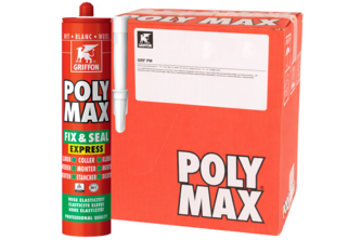 Griffon PolyMax Fix & Seal Express 12 stuks, 425 GR, Wit