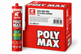 Griffon PolyMax Fix & Seal Express 12 stuks, 425 GR, Wit