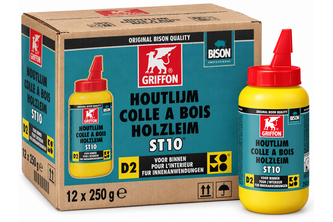 Griffon Houtlijm ST10 12 stuks, 250 GR, Fles
