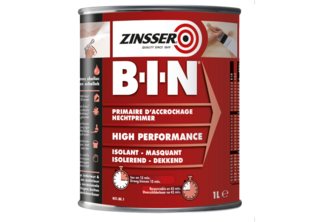 Rust-Oleum Zinsser Bin Primer 1 liter, Wit, Blik