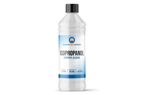 Isopropanol 99,9% zuiver 1 liter, fles