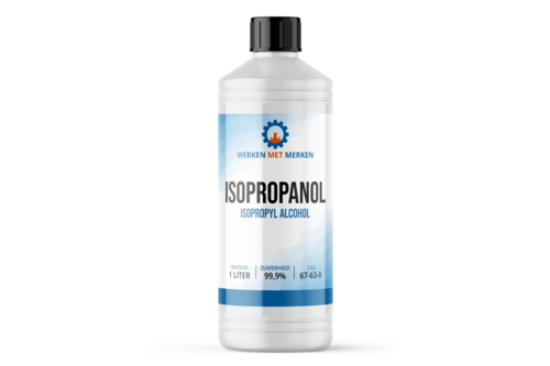 Isopropanol 99,9% zuiver 1 liter, fles
