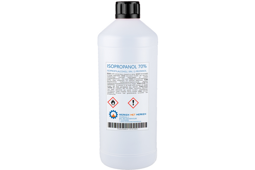 Isopropanol 70% 1 liter, fles
