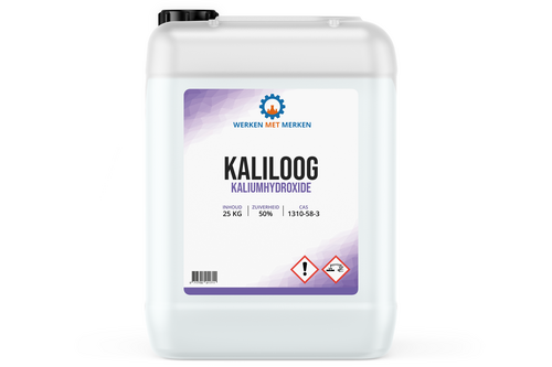Kaliloog kaliumhydroxide 50% 25 kg