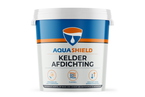 Aquashield kelder afdichting 20 kg, grijs