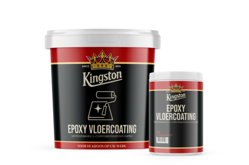 Kingston 2k epoxy vloercoating 5,1 kg, wit