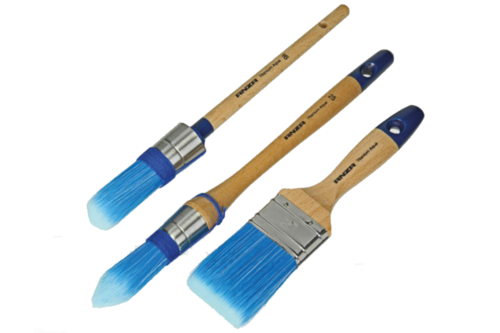 Anza titanium aqua 3-delige kwastenset
