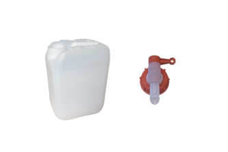 5 liter jerrycan stapelbaar UN-gekeurd met dopkraan