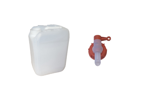 5 liter jerrycan stapelbaar un-gekeurd met dopkraan