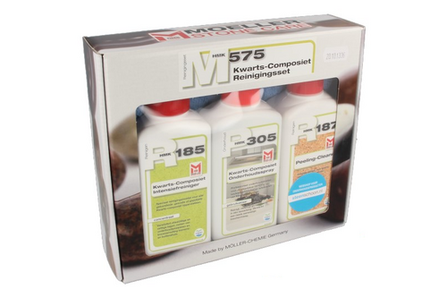 Moeller stone care m575 kwartscomposiet reinigingsset