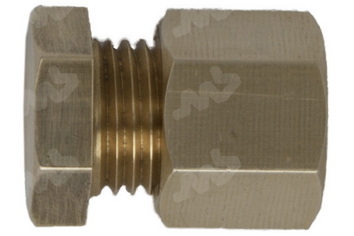 Eindstop messing - 8 mm 8 mm