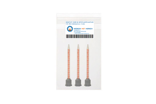 Mengtuit voor 2k methylacrylaat lijm 3 stuks, zakje
