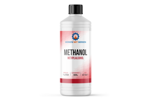Methanol 99,9% 1 liter, fles