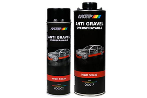 Motip undercoating anti steenslag high solid 500 ml, zwart, spuitbus