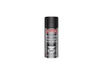 RUST-OLEUM Metal Expert Metaalverf Direct op roest zijdeglans 400 ML, Gitzwart - RAL 9005